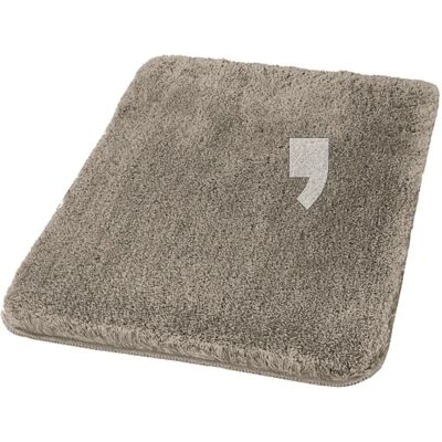 KLEINE WOLKE Relax Badmatte - 70x120cm Grau Taupe - Rutschfest, Weich, Für Fußbodenheizung KLEINE WOLKE Relax Badmatte - 70x120cm Grau Taupe - Rutschfest, Weich, Für Fußbodenheizung