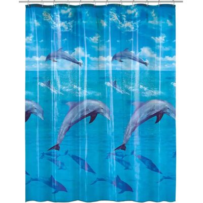 KLEINE WOLKE Duschvorhang Dolphin - Wasserdichter Badvorhang KLEINE WOLKE Duschvorhang Dolphin - Wasserdichter Badvorhang