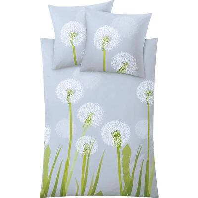 KLEINE WOLKE Belfiore Pusteblumen Grau Bettwäsche - Bettwäsche KLEINE WOLKE Belfiore Pusteblumen Grau Bettwäsche - Bettwäsche