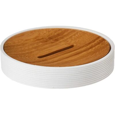 Kleine Wolke Kyoto White Soap Dish - Bathroom Accessory Kleine Wolke Kyoto White Soap Dish - Bathroom Accessory