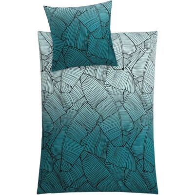 KLEINE WOLKE Vero Petrol Pattern Bedding Set - Bedding set KLEINE WOLKE Vero Petrol Pattern Bedding Set - Bedding set
