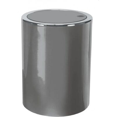 Kleine Wolke Clap Cosmetic Bucket - 5 L, Platinum - Bathroom Accessory Kleine Wolke Clap Cosmetic Bucket - 5 L, Platinum - Bathroom Accessory