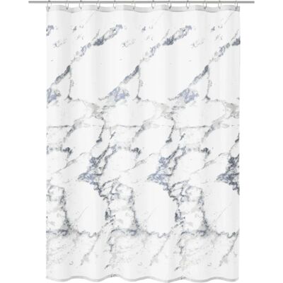Kleine Wolke Marble Duschdraperi - 180x200cm - Grå Kleine Wolke Marble Duschdraperi - 180x200cm - Grå