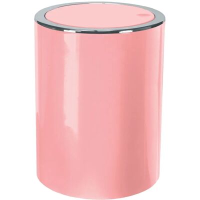 Kleine Wolke Clap Cosmetic Bin - 5L, Pink, with Lid Kleine Wolke Clap Cosmetic Bin - 5L, Pink, with Lid
