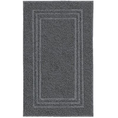 Tappetino da bagno in cotone Kleine Wolke Lodge - 50x80cm - Grigio Tappetino da bagno in cotone Kleine Wolke Lodge - 50x80cm - Grigio