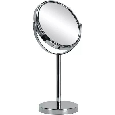 Kleine Wolke Base Mirror Makeup Mirror - 360° Swivel, 5x Magnification, Silver Kleine Wolke Base Mirror Makeup Mirror - 360° Swivel, 5x Magnification, Silver