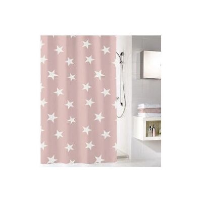 Kleine Wolke Nova Rose Shower Curtain - Water-Resistant Polyester Kleine Wolke Nova Rose Shower Curtain - Water-Resistant Polyester
