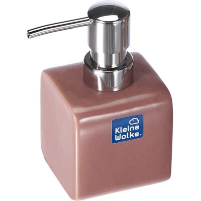 Kleine Wolke Cubic Soap Dispenser - Round Ceramic Wall Mount Kleine Wolke Cubic Soap Dispenser - Round Ceramic Wall Mount