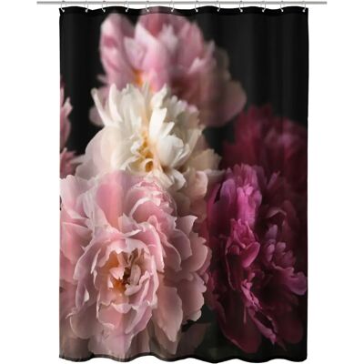 Rosemarie Bordeaux duschdraperi Kleine Wolke - Duschdraperi Rosemarie Bordeaux duschdraperi Kleine Wolke - Duschdraperi