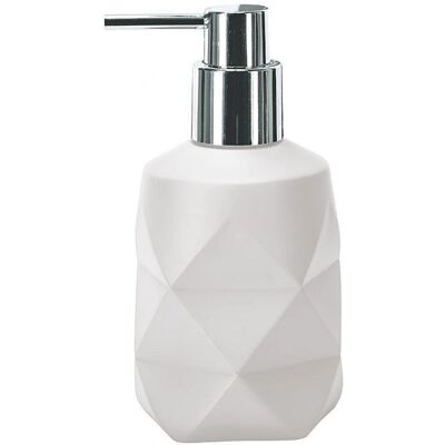 Kleine Wolke Crackle Soap Dispenser - White Bathroom Accessory Kleine Wolke Crackle Soap Dispenser - White Bathroom Accessory