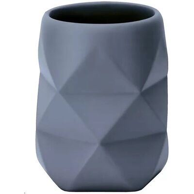 Kleine Wolke Crackle Blue Freestanding toothbrush holder - Bathroom Accessory Kleine Wolke Crackle Blue Freestanding toothbrush holder - Bathroom Accessory