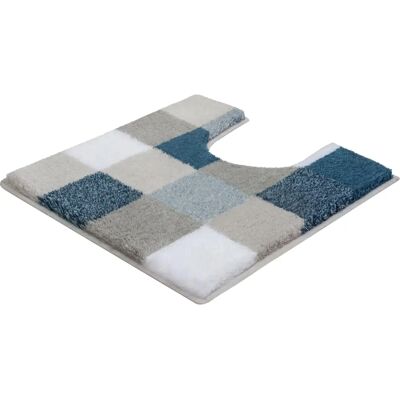 KLEINE WOLKE Caro Blaue 55x55cm Badmatte - Badteppich KLEINE WOLKE Caro Blaue 55x55cm Badmatte - Badteppich