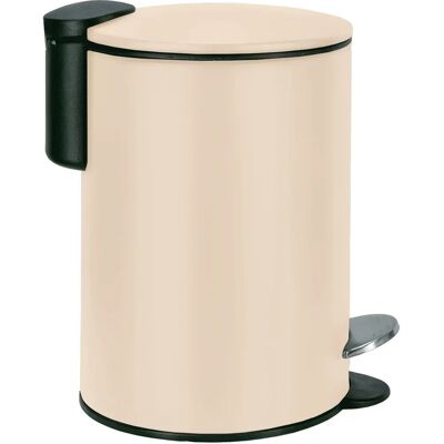 Kleine Wolke Silence 3 L Round Metal Beige - Cosmetic Bin Kleine Wolke Silence 3 L Round Metal Beige - Cosmetic Bin