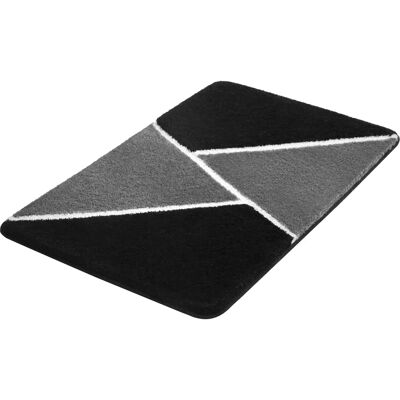 KLEINE WOLKE Hailey - Moderne Schwarze Badmatte - Badteppich KLEINE WOLKE Hailey - Moderne Schwarze Badmatte - Badteppich