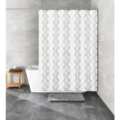 KLEINE WOLKE Classy Rideau de Douche Blanc - Rideau de Douche KLEINE WOLKE Classy Rideau de Douche Blanc - Rideau de Douche