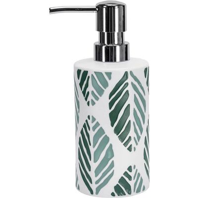 Dispensador de jabón Kleine Wolke Leaf - Accesorio de baño elegante Dispensador de jabón Kleine Wolke Leaf - Accesorio de baño elegante