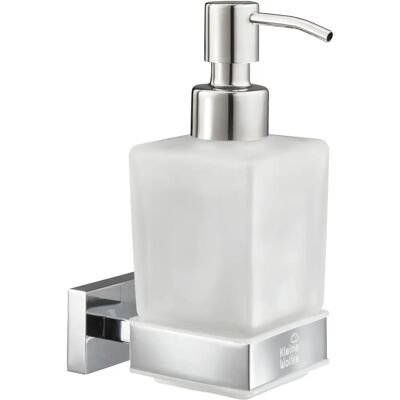 Dispenser sapone da parete KLEINE WOLKE Meo - Ottone, Acciaio Inox & Vetro Dispenser sapone da parete KLEINE WOLKE Meo - Ottone, Acciaio Inox & Vetro
