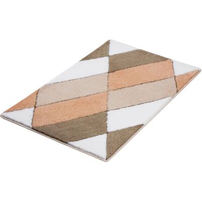 KLEINE WOLKE Ayana Badematte - Rechteckig, Rauten-Design, 80x140 cm KLEINE WOLKE Ayana Badematte - Rechteckig, Rauten-Design, 80x140 cm