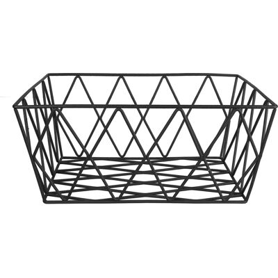 KLEINE WOLKE Slack Pojemnik na przechowywanie - Metal, Czarny KLEINE WOLKE Slack Pojemnik na przechowywanie - Metal, Czarny