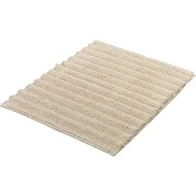 KLEINE WOLKE Yara Badmatte Beige - Rechteckig 50x60cm KLEINE WOLKE Yara Badmatte Beige - Rechteckig 50x60cm
