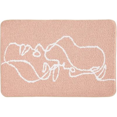 KLEINE WOLKE - Face - 70x120 cm - lila - Bath Mat KLEINE WOLKE - Face - 70x120 cm - lila - Bath Mat