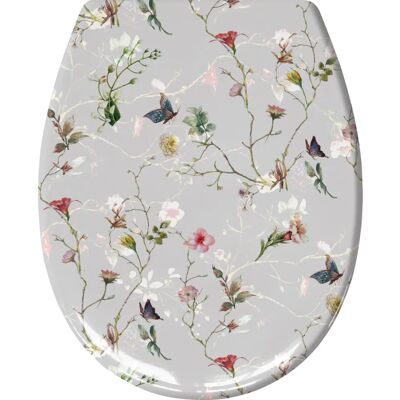 KLEINE WOLKE Flores Bunt WC-Sitz SoftClose 37x45cm KLEINE WOLKE Flores Bunt WC-Sitz SoftClose 37x45cm