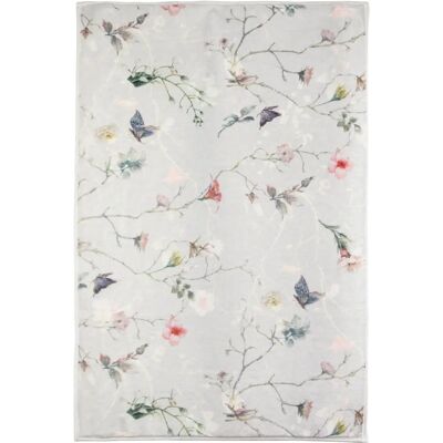 KLEINE WOLKE Flores Badematte - Blumen, Schmetterlinge, 60x90cm KLEINE WOLKE Flores Badematte - Blumen, Schmetterlinge, 60x90cm