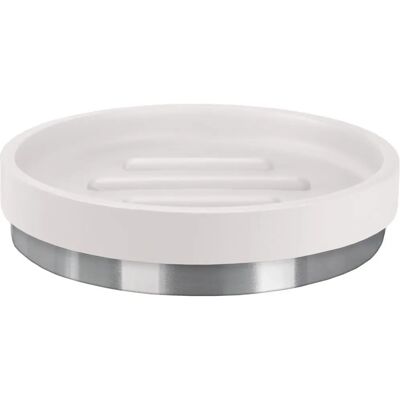 Kleine Wolke Biala jabón plato - Blanco - Plato para jabón Kleine Wolke Biala jabón plato - Blanco - Plato para jabón