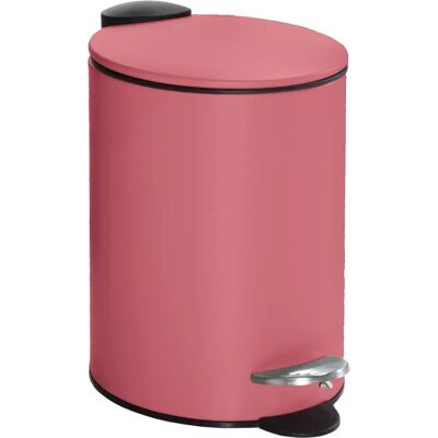 Kleine Wolke Silence 3L Rechteckiger Metall Pink - Mülleimer Kleine Wolke Silence 3L Rechteckiger Metall Pink - Mülleimer