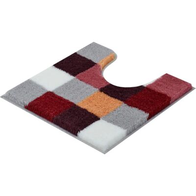 KLEINE WOLKE Caro Orange Patchwork Badematte - Badteppich KLEINE WOLKE Caro Orange Patchwork Badematte - Badteppich