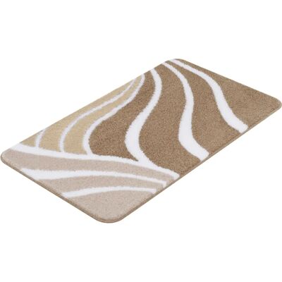 KLEINE WOLKE Flame Badeteppich - Rechteckig, Polyacryl, Taupe, Rutschhemmend KLEINE WOLKE Flame Badeteppich - Rechteckig, Polyacryl, Taupe, Rutschhemmend