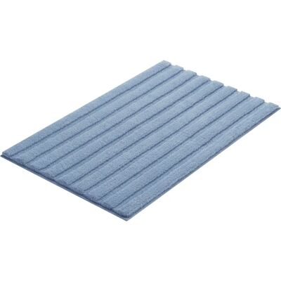KLEINE WOLKE Cord Badmatte - Hoch-Tief-Effekt, Blau - Badematte KLEINE WOLKE Cord Badmatte - Hoch-Tief-Effekt, Blau - Badematte
