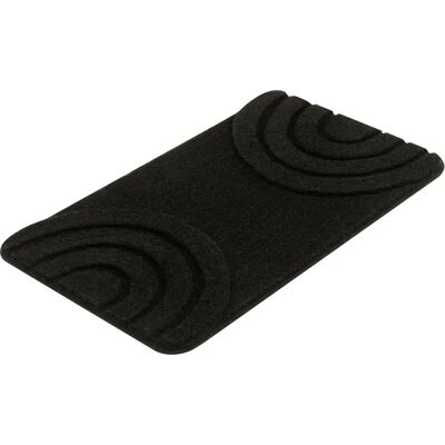 KLEINE WOLKE Bow Badematte - Rechteckig, Schwarz, 60x100cm KLEINE WOLKE Bow Badematte - Rechteckig, Schwarz, 60x100cm