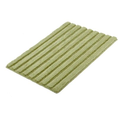 KLEINE WOLKE Cord Badematte - Streifen, Rechteckig, Grün KLEINE WOLKE Cord Badematte - Streifen, Rechteckig, Grün