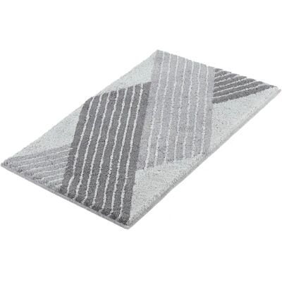 KLEINE WOLKE Cross Bath Mat - Gray, 70x120 cm, Patterned, Modern KLEINE WOLKE Cross Bath Mat - Gray, 70x120 cm, Patterned, Modern