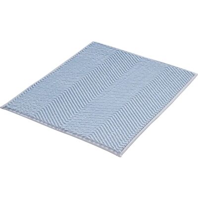 Kleine Wolke Zigzag Badematte - 50x60 cm, blau Kleine Wolke Zigzag Badematte - 50x60 cm, blau