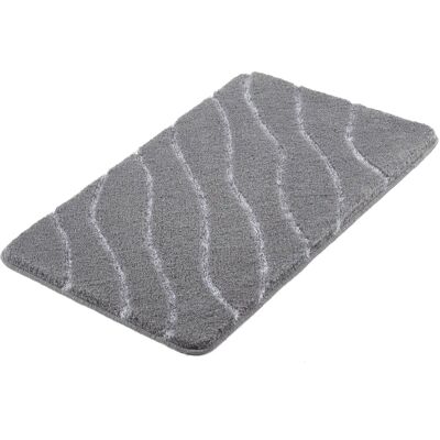 KLEINE WOLKE Tram Tapis de Bain - Motif en Vagues - 70x120cm KLEINE WOLKE Tram Tapis de Bain - Motif en Vagues - 70x120cm