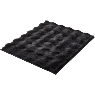 Kleine Wolke fekete fürdőszobaszőnyeg - fürdőszobaszőnyeg Kleine Wolke fekete fürdőszobaszőnyeg - fürdőszobaszőnyeg