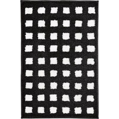 KLEINE WOLKE Boxes Badematte - Rechteckig, Schwarz/Weiß - Badteppich KLEINE WOLKE Boxes Badematte - Rechteckig, Schwarz/Weiß - Badteppich