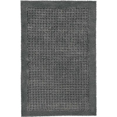 KLEINE WOLKE Net Badematte - Rechteckig, Grau, Baumwolle, Rutschhemmend KLEINE WOLKE Net Badematte - Rechteckig, Grau, Baumwolle, Rutschhemmend