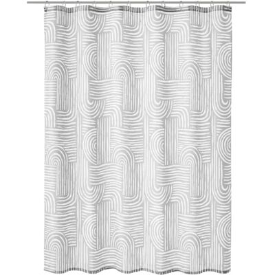 Kleine Wolke - Linja - Nebel - 180x200cm - Shower Curtain Kleine Wolke - Linja - Nebel - 180x200cm - Shower Curtain