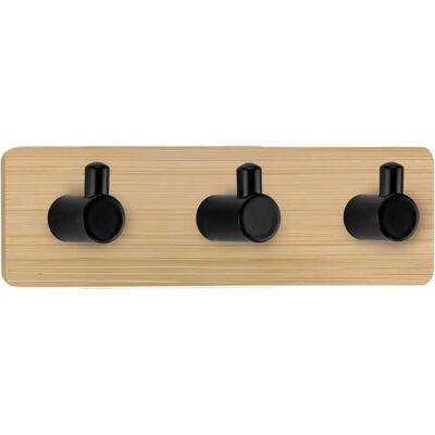 Kleine Wolke - Bamboo Pin Hook Duo - Schwarz - Towel hook Kleine Wolke - Bamboo Pin Hook Duo - Schwarz - Towel hook