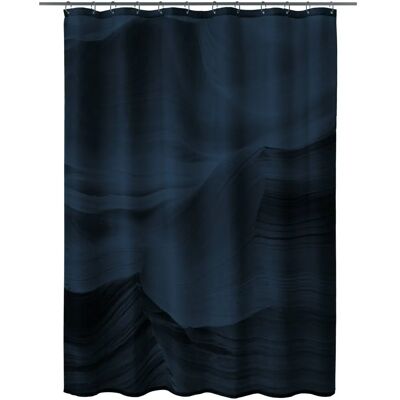 Kleine Wolke Mystic Navy Bruseforhæng - Polyester - 180x200cm Kleine Wolke Mystic Navy Bruseforhæng - Polyester - 180x200cm
