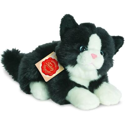 Hermann Teddy Kuscheltier Katze Schwarz Weiß - Plüschtier Hermann Teddy Kuscheltier Katze Schwarz Weiß - Plüschtier