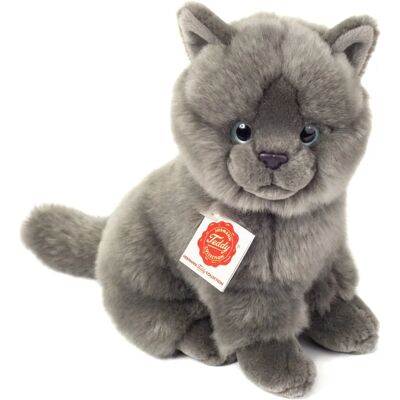 Hermann Teddy Plüschkatze - Grau - 20cm - Weich & Sicher Hermann Teddy Plüschkatze - Grau - 20cm - Weich & Sicher