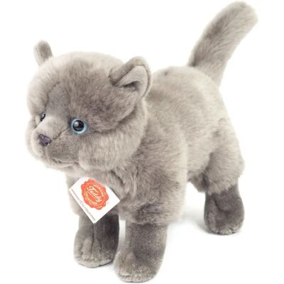 Teddy-Hermann - Kartäuser Katze stehend 20 cm - Plüschfigur Teddy-Hermann - Kartäuser Katze stehend 20 cm - Plüschfigur