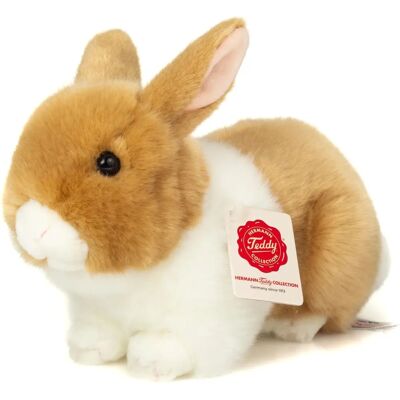 Hermann Teddy Lapin Beige et Blanc 23cm - Peluche - Publicité Hermann Teddy Lapin Beige et Blanc 23cm - Peluche - Publicité