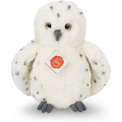 Hermann Teddy Chouette de Neige - Peluche, 20cm Blanc/Noir Hermann Teddy Chouette de Neige - Peluche, 20cm Blanc/Noir