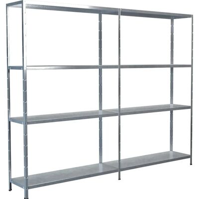 Schulte Regalsystem - Verstellbare Metallregale - 180x220x35 cm Schulte Regalsystem - Verstellbare Metallregale - 180x220x35 cm