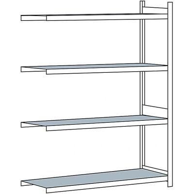 SCHULTE Stahlshelf - 2500mm Hoch, 1500mm Breit, 800mm Tief - Erweiterbar SCHULTE Stahlshelf - 2500mm Hoch, 1500mm Breit, 800mm Tief - Erweiterbar